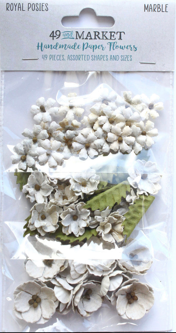 49 y Market Royal Posies Flores de mármol